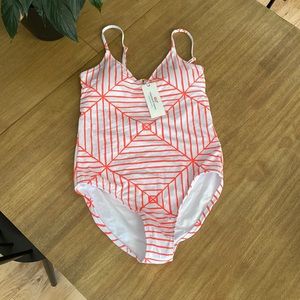 Vineyard Vines Geo Print One Piece Swim Suit NWT